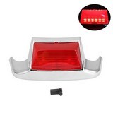 Brake Tail Light Lamp Auxiliary Rear Mudguard Fender Tip Red Lighting Harley Davidson Touring Road King